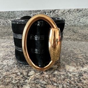 Vintage Gucci Black Belt